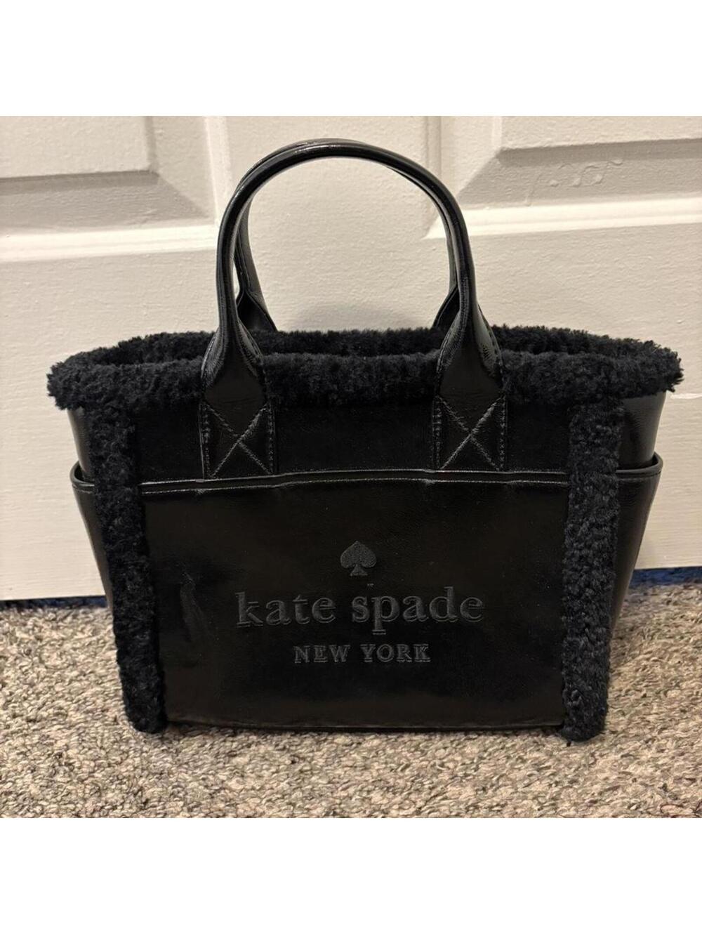 Kate Spade New York Fur Trim Tote